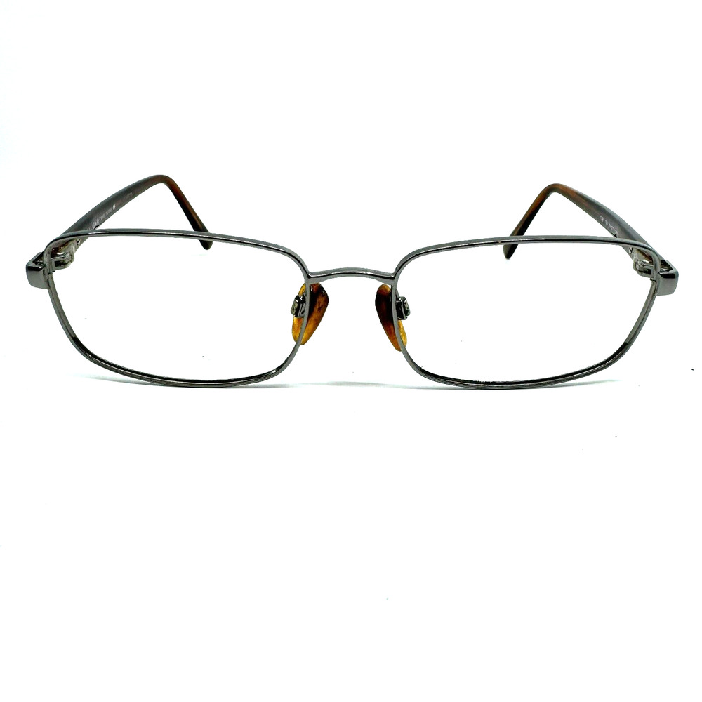 Bvlgariโ Silver Eyeglasses Frames 178 103 54-17-140 Designer Full Rim H11756